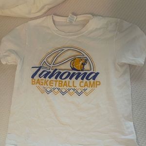 Basketball baby tee
